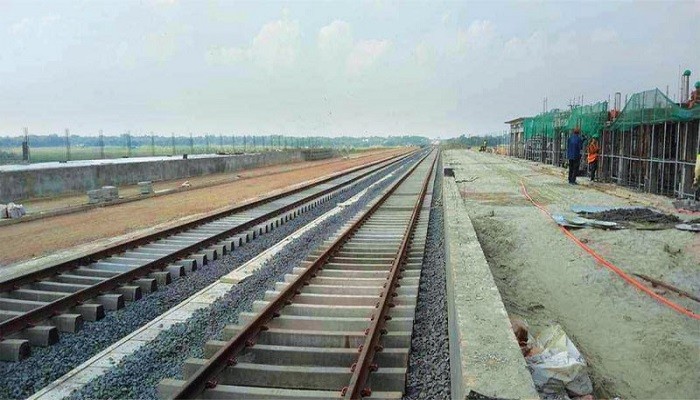 ঢাকা-যশোর রেলপথের মধুমতি রেলসেতু নির্মাণকাজ সমাপ্ত