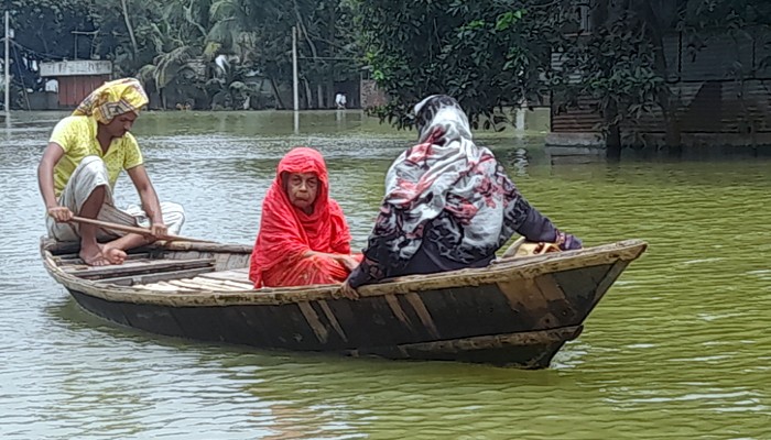 পানিবন্দি ৫৩৬২ পরিবার, সিরাজগঞ্জে নতুন নতুন এলাকা প্লাবিত