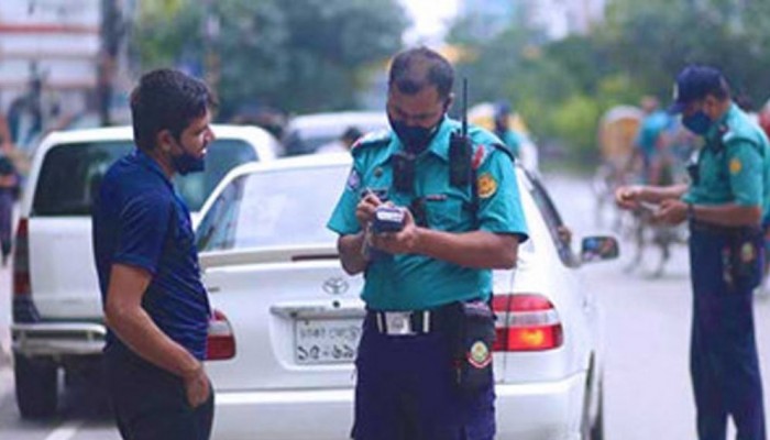 সড়ক আইন লঙ্ঘনের দায়ে দুই দিনে কোটি টাকা জরিমানা