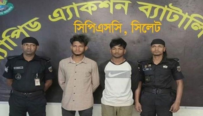 সিলেটে হত্যা মামলার পলাতক ২ আসামি গ্রেফতার