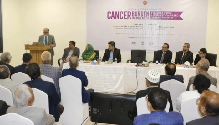 দেশে বছরে মোট মৃত্যুর ১২% ক্যান্সারের কারণে ঘটছে