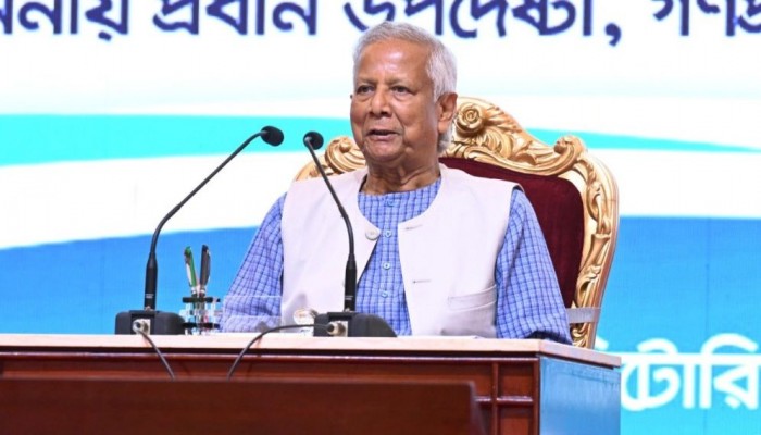 শ্রমিক-মালিকের যৌথ প্রচেষ্টাই আত্মনির্ভর বাংলাদেশ গড়ে তুলতে পারে: প্রধান উপদেষ্টা