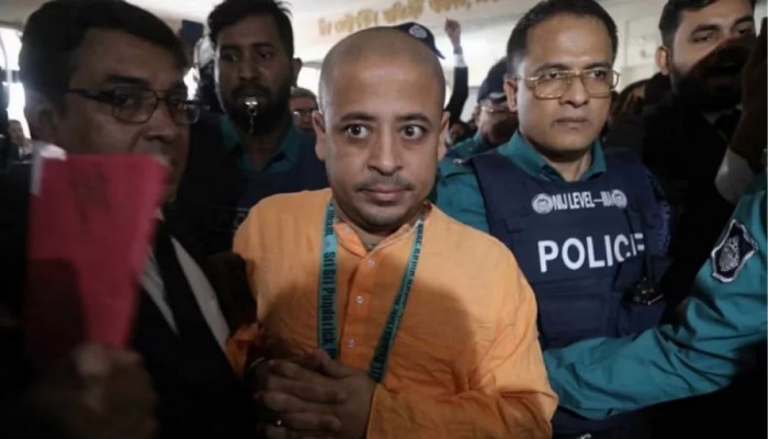আইনজীবী আলিফ হত্যা মামলায় গ্রেপ্তার দেখানো হলো চিন্ময়কে
