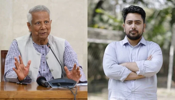 অধ্যাপক ইউনূস ‘পদত্যাগের বিষয়ে ভাবছেন’: নাহিদ ইসলাম