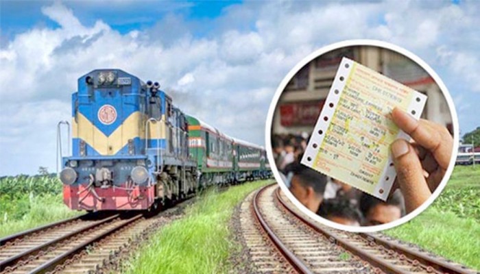 ট্রেনে ঈদযাত্রার শেষ দিনের টিকিট বিক্রি শুরু