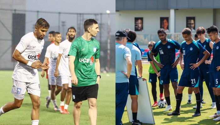 রুদ্ধদ্বার অনুশীলনে বাংলাদেশ-সিঙ্গাপুর, ফিলিপাইন রেফারি আসছেন আজ