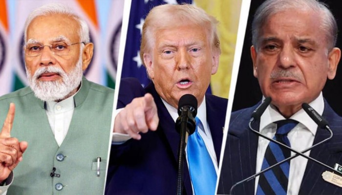 ভারত-পাকিস্তান যুদ্ধ থামানোর আবারওকৃতিত্ব দাবি ট্রাম্পের