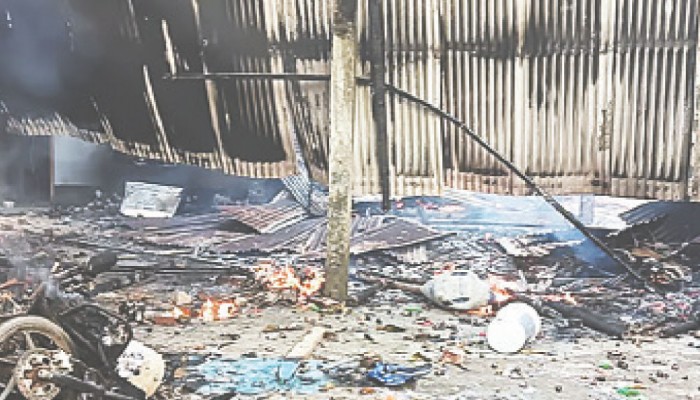 রাজবাড়ীতে নুরাল পাগলার লাশ কবর থেকে তুলে পোড়াল ক্ষুব্ধ জনতা