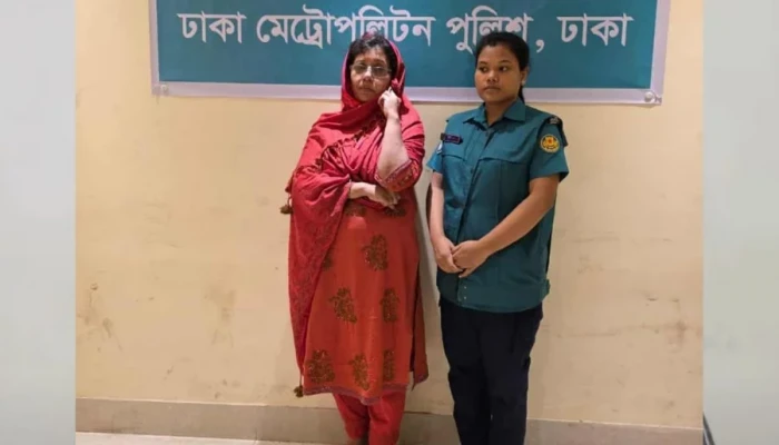 ঢাকা উত্তর সিটির কাউন্সিলর হাজেরা খাতুন গ্রেপ্তার