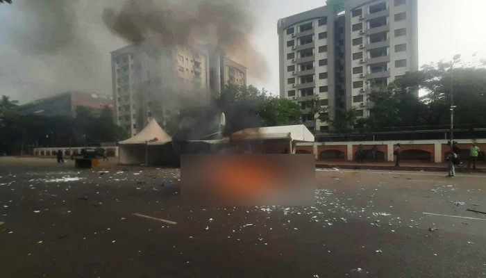 জুলাই সনদ স্বাক্ষরের আগে ভাঙচুর-আগুন, ৯০০ জনের বিরুদ্ধে মামলা