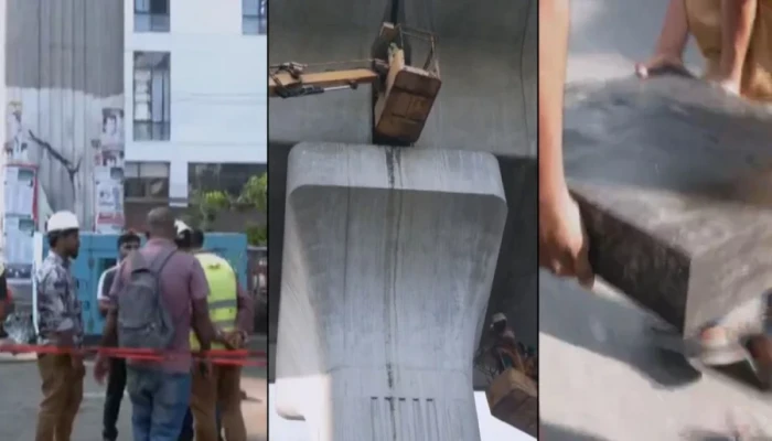 মেট্রোরেল চলাচল এখনও স্বাভাবিক হয়নি, চলছে খসে পড়া প্যাড মেরামতের কাজ