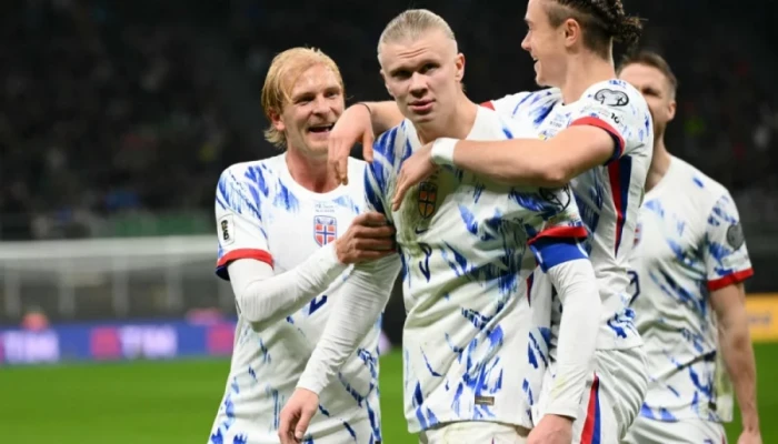 হালান্ডের জোড়া গোলে ২৮ বছর পর বিশ্বকাপে ফিরলো নরওয়ে