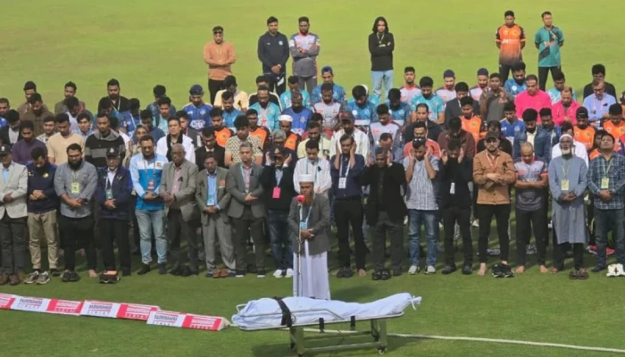 সিলেট স্টেডিয়ামেই অনুষ্ঠিত হলো জাকি’র জানাজা