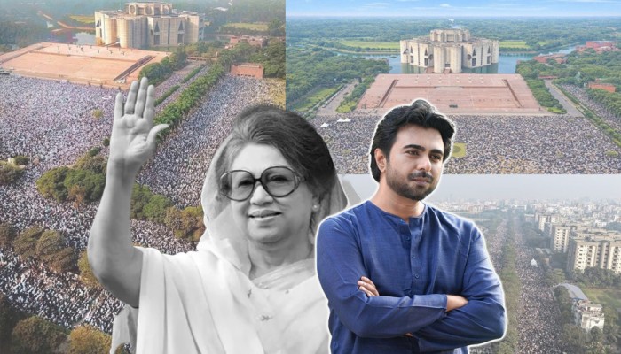 ‘ক্ষমতার বাইরে থেকেও মানুষের হৃদয়ে জায়গা করে নেওয়ার প্রমাণ এই জনসমুদ্র’