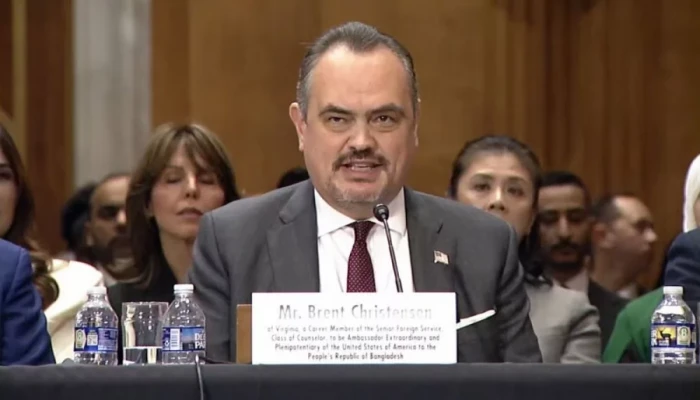 ঢাকায় আসছেন যুক্তরাষ্ট্রের নতুন রাষ্ট্রদূত ব্রেন্ট ক্রিস্টেনসেন