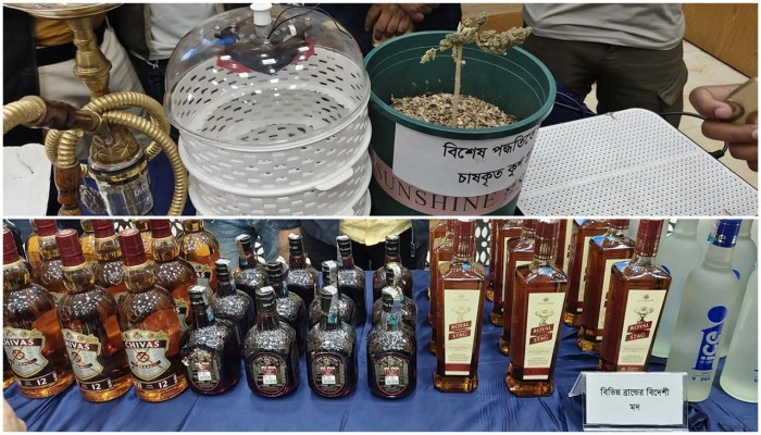 ভাটারায় ভেজাল মদ কারখানা, ওয়ারীতে ‘কুশ’ ল্যাবের সন্ধান