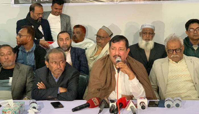 রাজশাহীতে এক মঞ্চে বিএনপির ৬ প্রার্থী