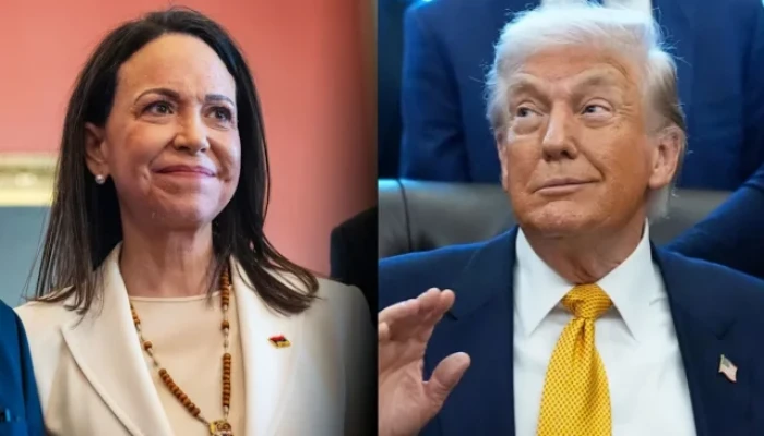 মাচাদোকে ‘অসাধারণ নারী’ বলে ভূয়সী প্রশংসা করলেন ট্রাম্প