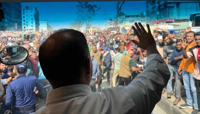 ময়মনসিংহের সমাবেশে যোগ দিলেন তারেক রহমান