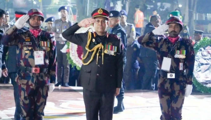 ভাষা শহীদদের প্রতি বিজিবি মহাপরিচালকের শ্রদ্ধা