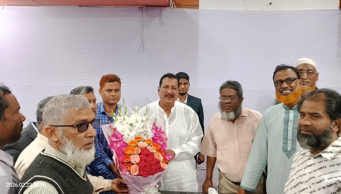 ভূমি মন্ত্রীর সাথে  মহানগর টেকনিক্যাল  অ্যান্ড বি.এম  কলেজের  শিক্ষকদের  সৌজন্য সাক্ষাৎ