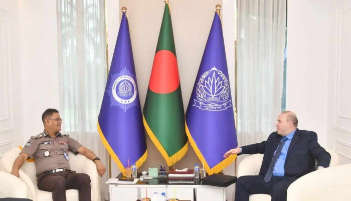 আইজিপির সঙ্গে আলজেরিয়া রাষ্ট্রদূতের সাক্ষাৎ