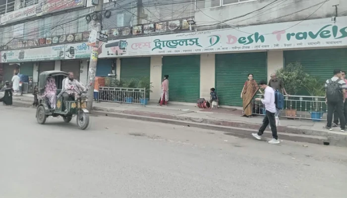 রাজশাহীতে সব ধরনের বাস চলাচল বন্ধ