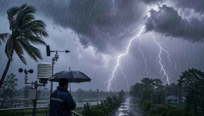 দেশের ৮ অঞ্চলে বজ্রবৃষ্টিসহ ঝোড়ো হাওয়ার আভাস