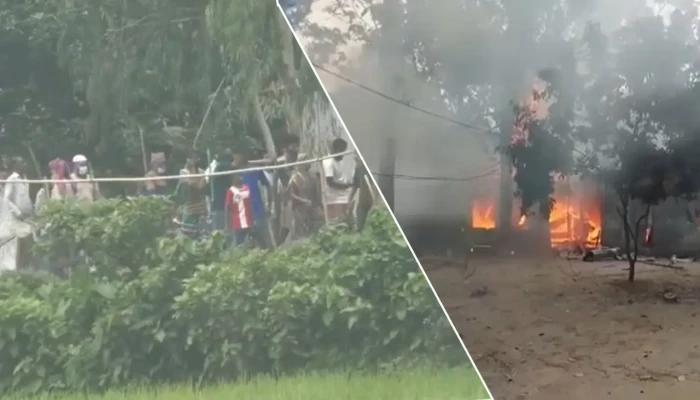 টাঙ্গাইলে ১৪৪ ধারা উপেক্ষা করে হামলা-ভাঙচুর, ঘরবাড়িতে আগুন