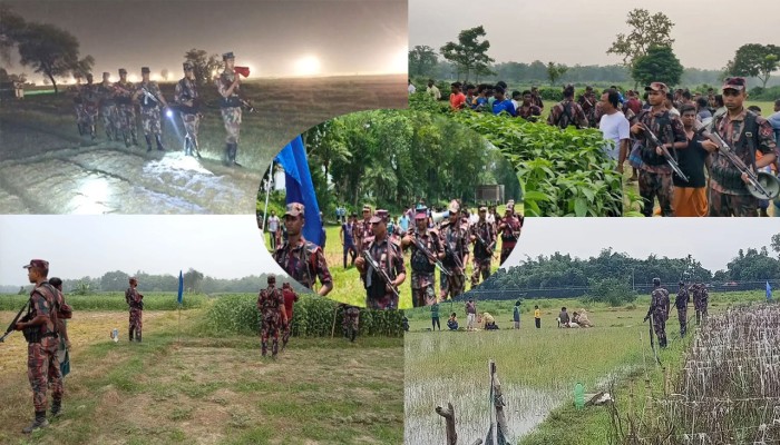 দেশের বিভিন্ন জেলার সীমান্তে পুশইন যেভাবে প্রতিরোধ করছে বিজিবি