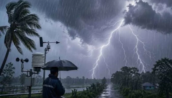 দুপুরের মধ্যে ঢাকাসহ ১৭ জেলায় বজ্রবৃষ্টি ও ঝড়ের শঙ্কা
