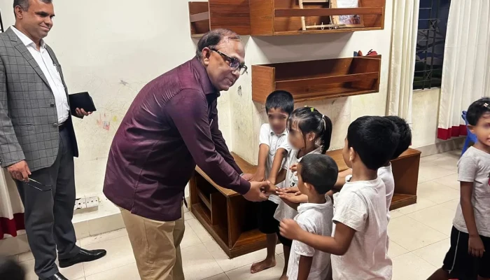 পিএসসির সচিবের শিশু দিবাযত্ন কেন্দ্র পরিদর্শন
