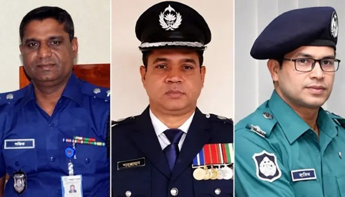 দাপুটে অতিরিক্ত ডিআইজিসহ তিন পুলিশ সুপারকে বরখাস্ত