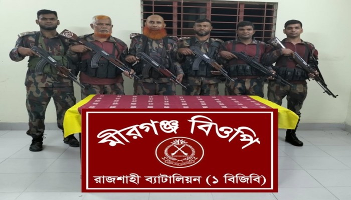 রাজশাহী সীমান্তে ৫০০ পিস ভারতীয় ট্যাপেন্টাডল জব্দ