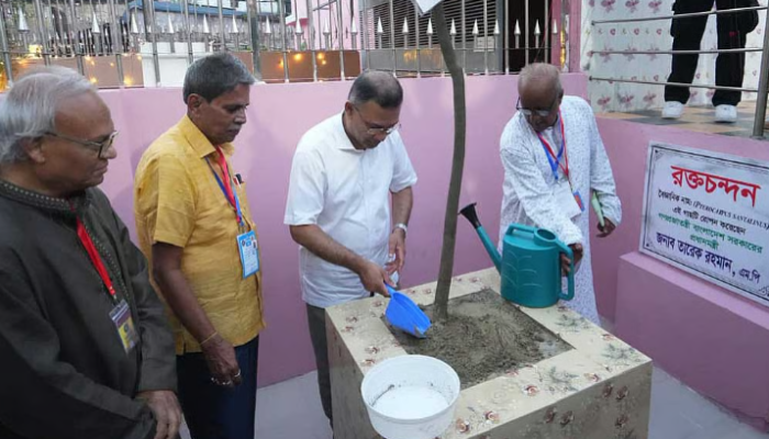 রাজশাহীতে ধর্মসভা পূজামণ্ডপ দেখলেন প্রধানমন্ত্রী